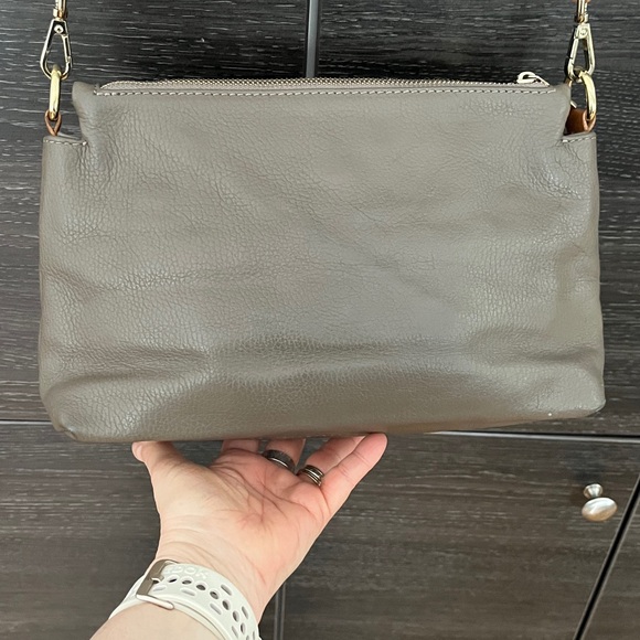 Valentina Italian Leather Taupe - Picture 8 of 16